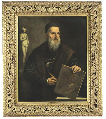 Sample artwork by Pietro della Vecchia (1605 - 1678), known for venetian painting, portraits, scenes of life, renaissance costumes - View similar artists and auction records