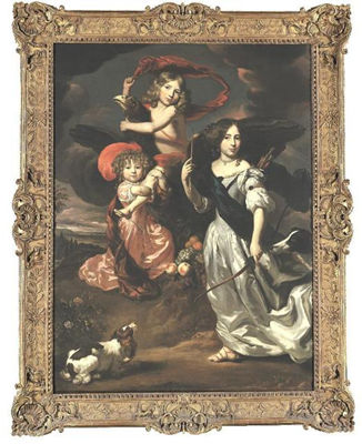 PORTRAIT OF THREE CHILDREN AS CERES, GANYMEDE, AND DIANA