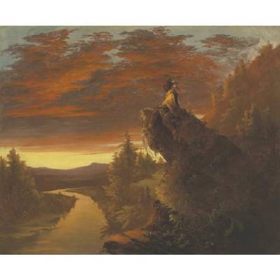 Sample artwork by Jesse Talbot (c. 1805 - 1879), known for historical landscape views of new york state - View similar artists and auction records