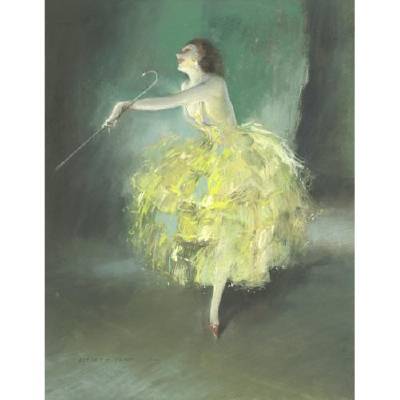 Vaudeville Dancer by Everett Shinn - Auction record, sale price, and art valuation. Compare with similar artists and explore comparable artworks.