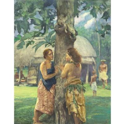 Portrait of Faase, The Taupo of Fagaloa Bay, Samoa