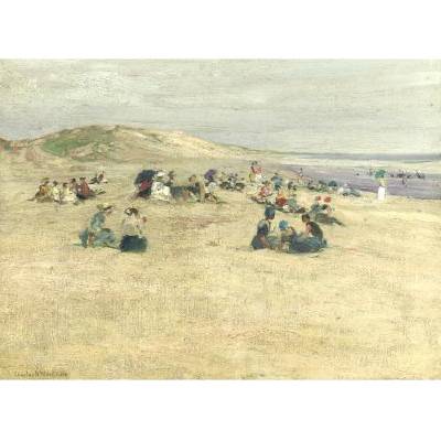 Sample artwork by Charles Herbert Woodbury (1864 - 1940), known for marine, landscape, interior paintings, etchings, teaching - View similar artists and auction records