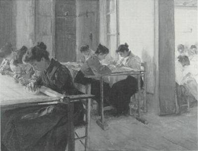 The Weavers by Walter Gay - Auction record, sale price, and art valuation. Compare with similar artists and explore comparable artworks.