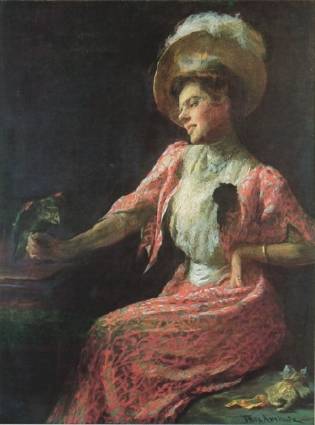 The Parrot ( Portrait of Rebecca Whelan)