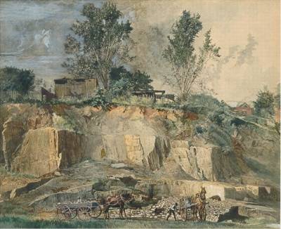 Stone Quarry by Charles Fussell - Auction record, sale price, and art valuation. Compare with similar artists and explore comparable artworks.
