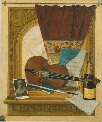 Wife Wine and Song by John Haberle - Auction record, sale price, and art valuation. Compare with similar artists and explore comparable artworks.