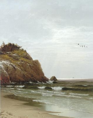 Coastal View by Alfred Thompson Bricher - Auction record, sale price, and art valuation. Compare with similar artists and explore comparable artworks.