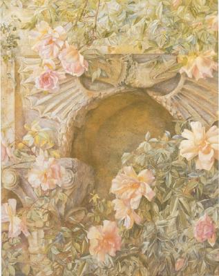 Sample artwork by Henry Roderick Newman (1833 or 1843 - 1917/18), known for architectural-landscape, flower painting - View similar artists and auction records
