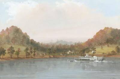 Boat on the Mississippi