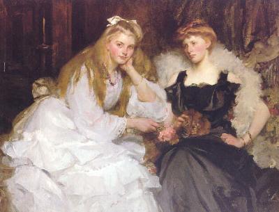 Lorna and Dorothy Bell, daughters of W. Heward Bell, Esq