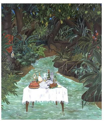 La table dressée aux boix-caïman