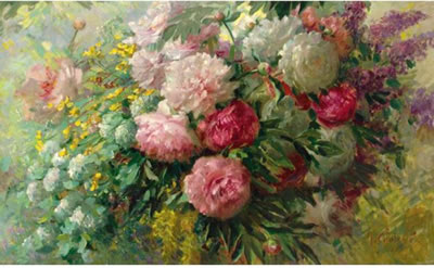 Sample artwork by Jean Chaleye (1878 - 1960), known for landscape, still life and coastal view painting - View similar artists and auction records