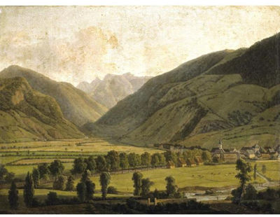 VIEW OF BAGNÈRES-DE-LUCHON