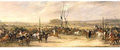 THE FINISH OF THE MATCH RACE BETWEEN HOLYOAKE?S CLINKER WITH HORATIO ROSS UP AND LORD KENNEDY?S RADICAL, RIDDEN BY CAPTAIN DOUGLAS by John E Ferneley Sr - Auction record, sale price, and art valuation. Compare with similar artists and explore comparable artworks.