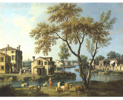 VIEWS OF TOWNS IN THE VENETO; Pair by Giovanni Battista Cimaroli - Auction record, sale price, and art valuation. Compare with similar artists and explore comparable artworks.