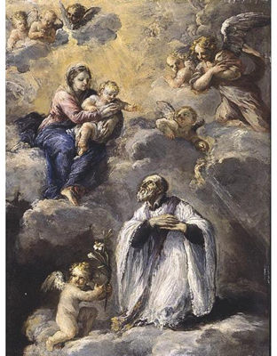THE VISION OF SAINT FILIPPO NERI