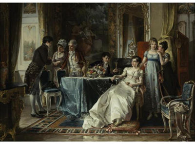 THE SUITOR MEETS HER FAMILY