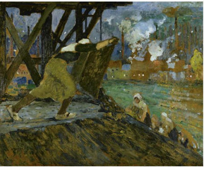 WOMEN WORKING AT DAWN