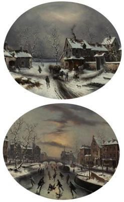 TWO SKATING SCENES