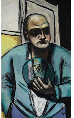 Self Portrait with Crystal Ball