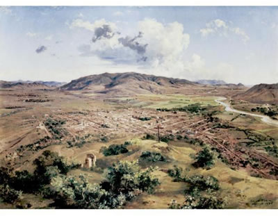 VISTA DE OAXACA DESDE EL CERRO DEL FORTÍN
