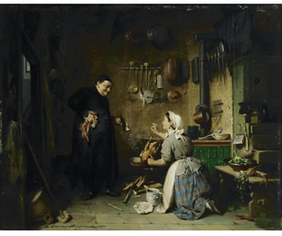 IN THE KITCHEN by Peter Baumgartner - Auction record, sale price, and art valuation. Compare with similar artists and explore comparable artworks.