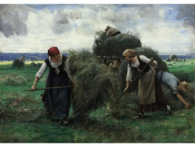 THE HAY HARVESTERS