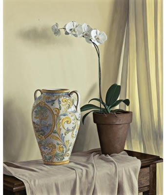 ORCHID AND VASE