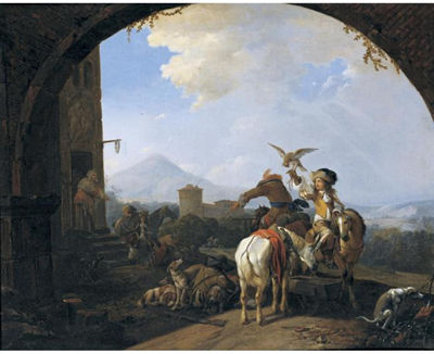 FALCONRY by Hendrick Verschuring - Auction record, sale price, and art valuation. Compare with similar artists and explore comparable artworks.