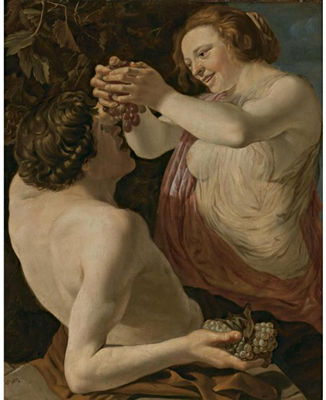 NYMPH AND SATYR