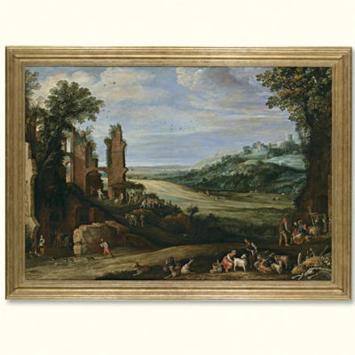 LANDSCAPE WITH RUINS