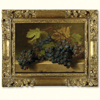 BLACK GRAPES ON A MARBLE EDGE by Gerard Van Spaendonck - Auction record, sale price, and art valuation. Compare with similar artists and explore comparable artworks.