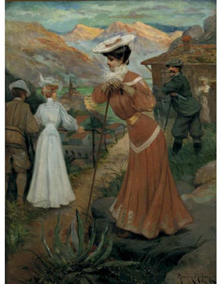 IN THE MOUNTAINS by Maurice Milliere - Auction record, sale price, and art valuation. Compare with similar artists and explore comparable artworks.