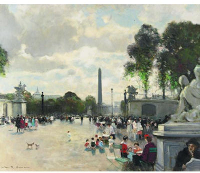 Place De La Concorde From Les Tuileries