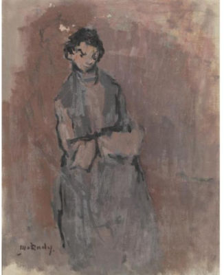 Portrait of Moshe Mokady: Self-portrait