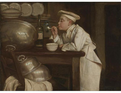 Blowing Bubbles by Joseph Bail - Auction record, sale price, and art valuation. Compare with similar artists and explore comparable artworks.