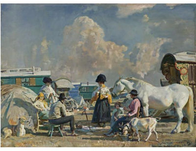 Gypsies On Epsom Downs, Derby Week