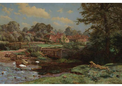 Watercress Gathering at Abinger Hammer, Surrey