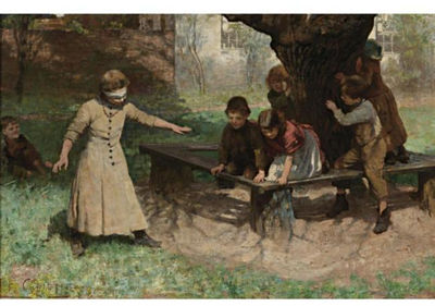 Sample artwork by James Elder Christie (1847 - 1914), known for landscape, figure, genre painting - View similar artists and auction records