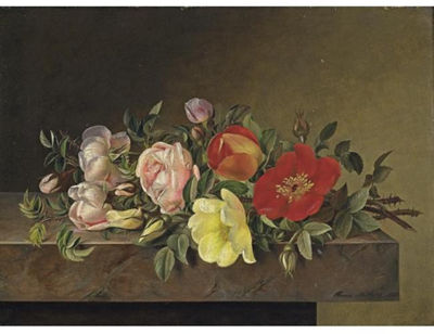 Roses by Hanne Hellesen - Auction record, sale price, and art valuation. Compare with similar artists and explore comparable artworks.