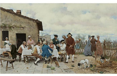 A Game of Cards At the Inn