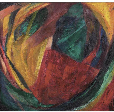 ABSTRACT COMPOSITION WITH A WATERMELON