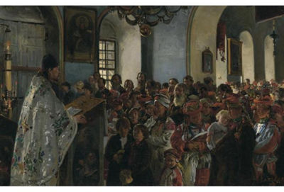 SERMON IN A UKRAINIAN CHURCH