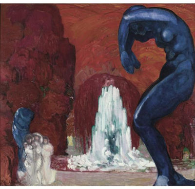 THE BLUE STATUE, 1908