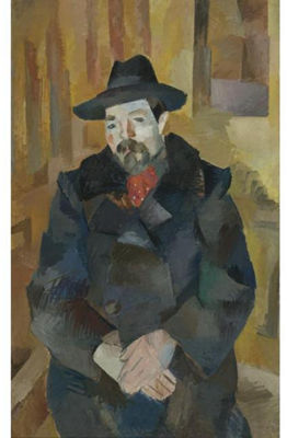 PORTRAIT OF A MAN WITH A RED NECKTIE