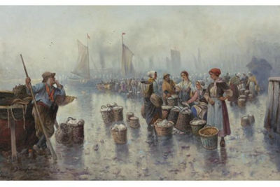 FISHERMEN IN THE HARBOUR