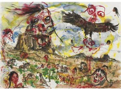 Baby Javelinas and Gamblis Quaiz by Brad Kahlhamer - Auction record, sale price, and art valuation. Compare with similar artists and explore comparable artworks.