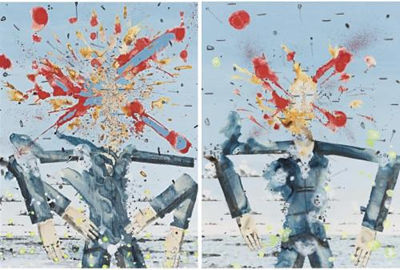 Blown to Bits by Barnaby Furnas - Auction record, sale price, and art valuation. Compare with similar artists and explore comparable artworks.