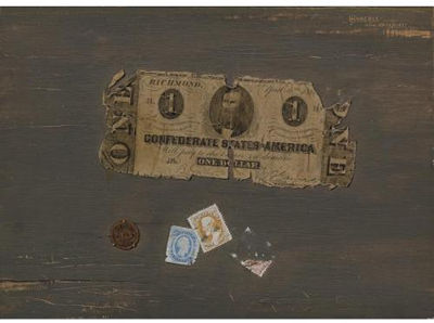 Sample artwork by John Haberle (1856 - 1933), known for trompe l'oeil still life and landscape painting - View similar artists and auction records