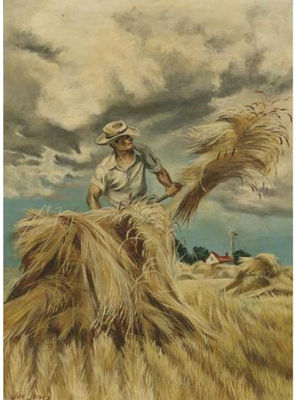 Raking Hay
